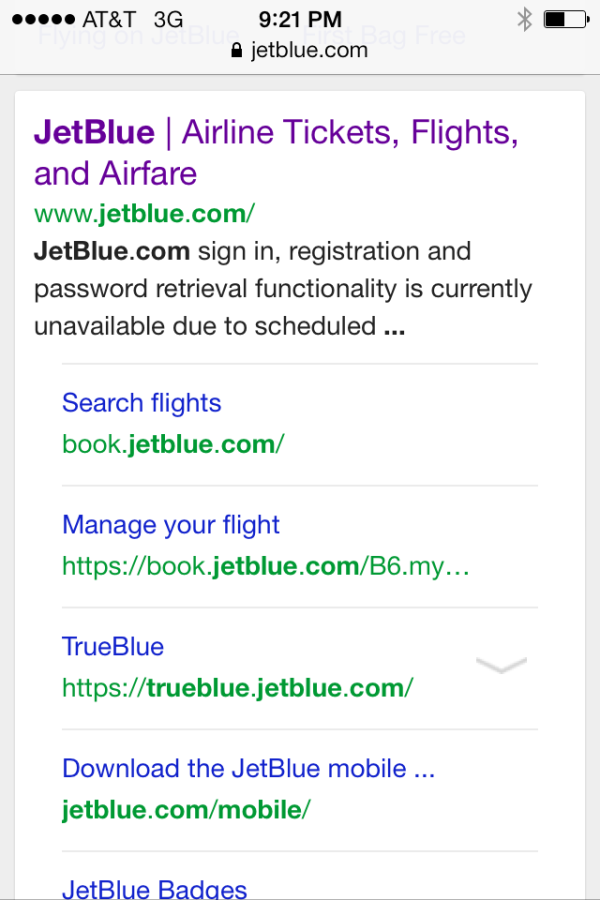 serp jetblue