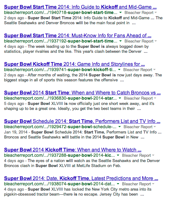 What Time Does The Super Bowl Start Site Bleacherreport Com   Google Search