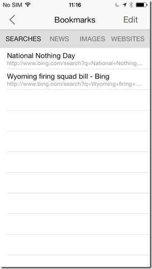 Bing iPhone app Bookmark2 Feb 2014