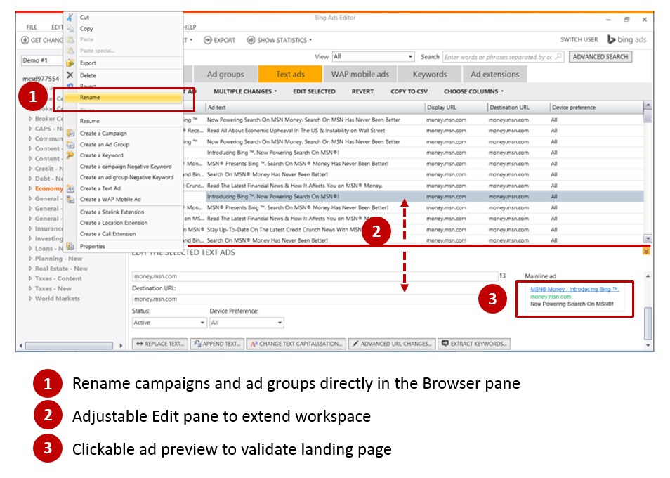 New Bing Ads Editor Version Now Available