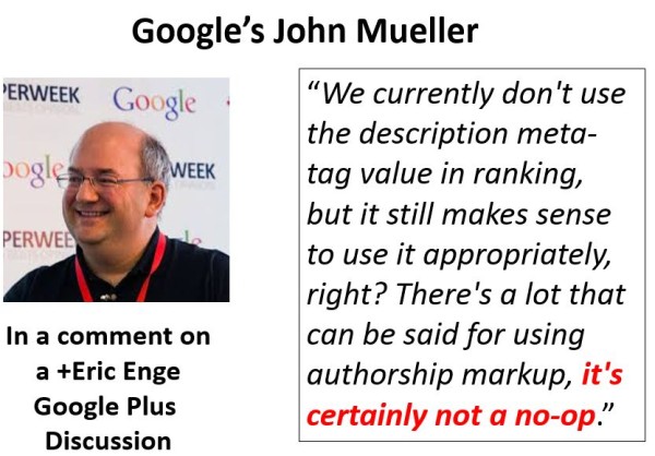 John Mueller on Authorship