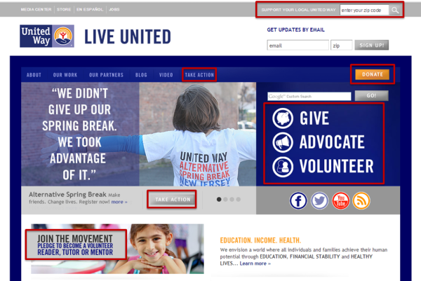 United Way Homepage