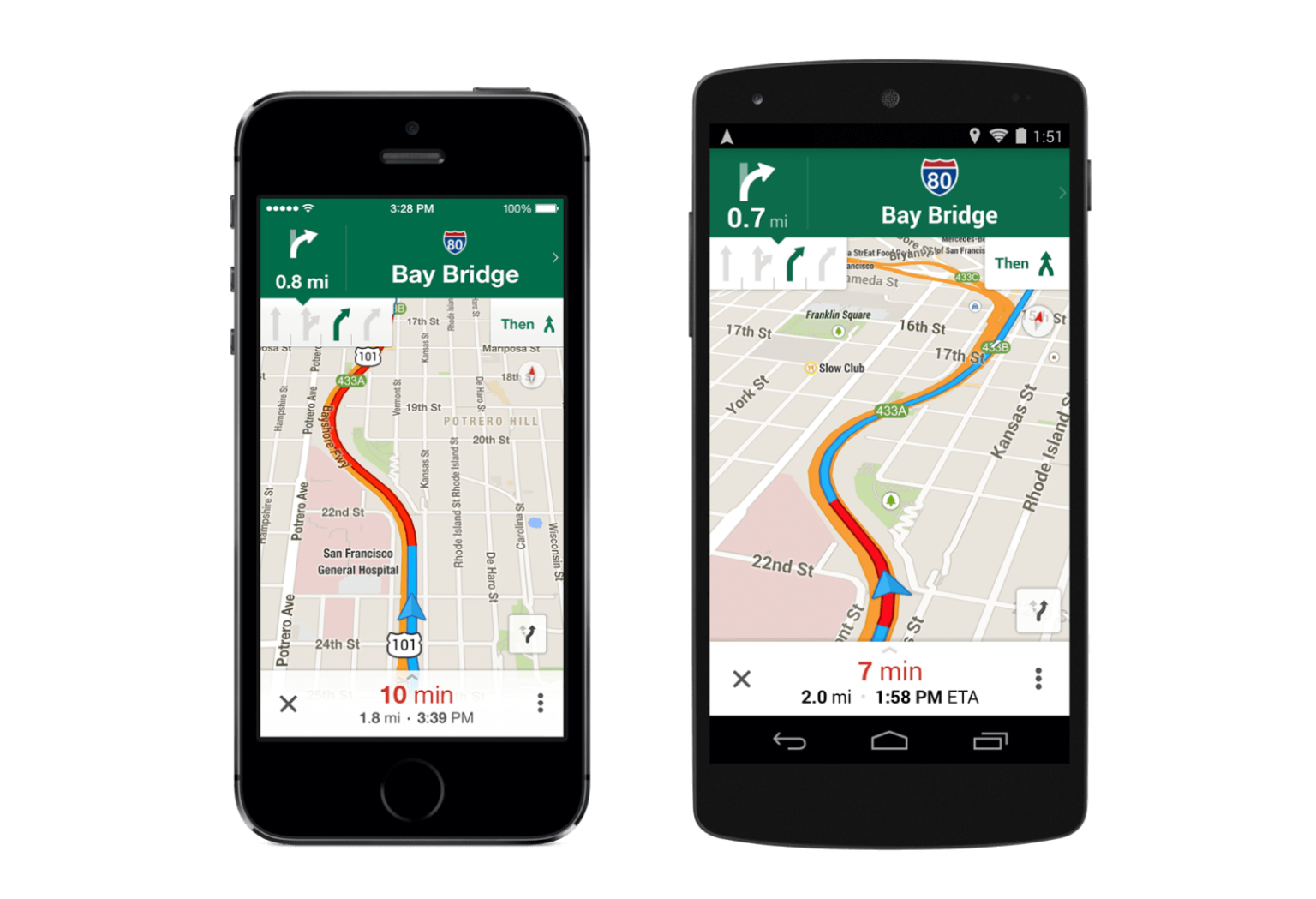 google-maps-app-now-showing-uber-ride-options-lane-navigation-offline