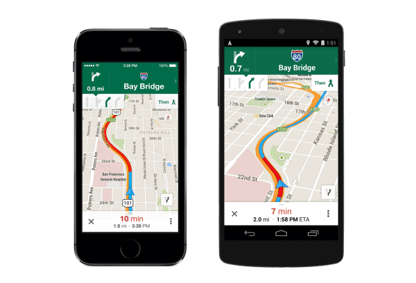 Google Maps Lane Navigation