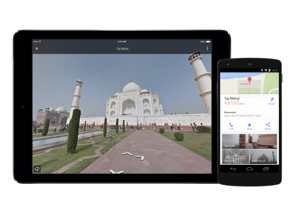 Google Maps explore vacation spots