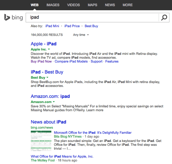 bing-no-underlines