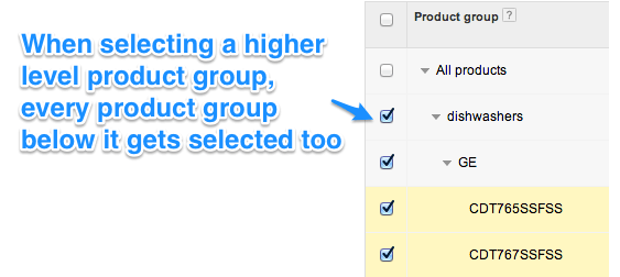 product-group-selection