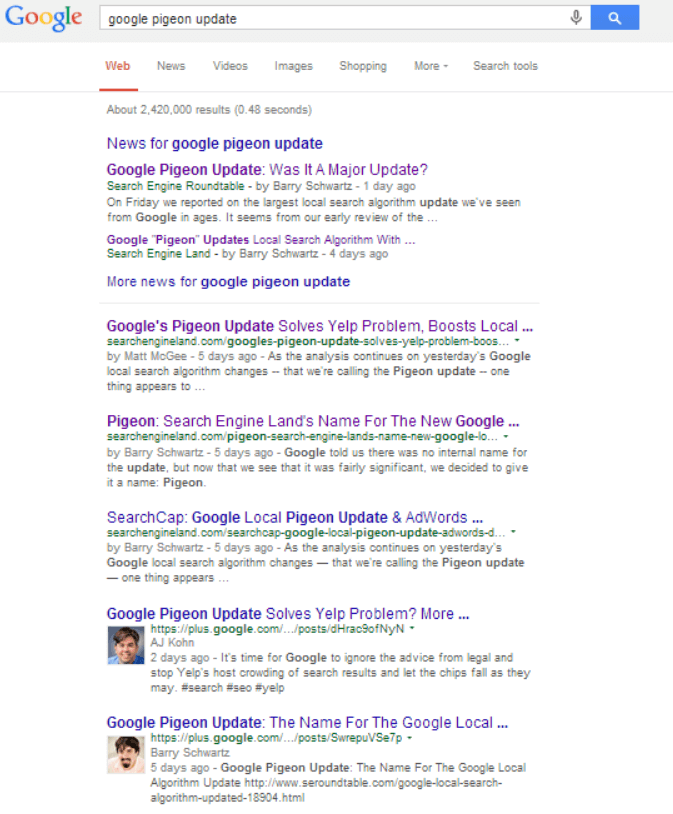 google_pigeon_update_-_4_and_5_-_authorship