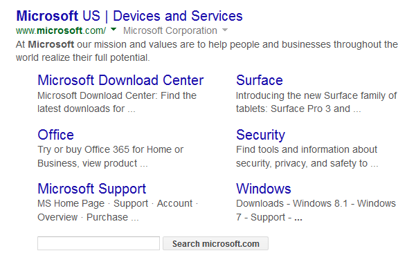 Google current search box within search result