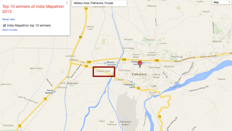 Google India Military Area