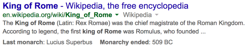 google-king-of-rome