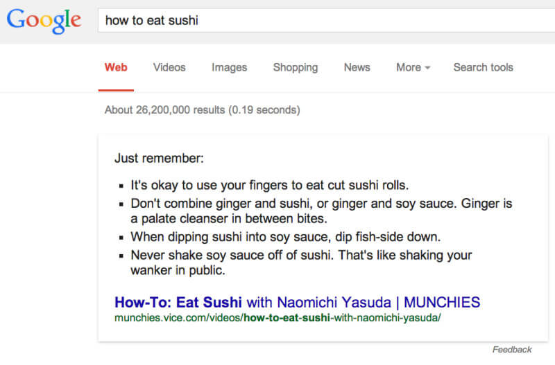 How To Eat Sushi - Google