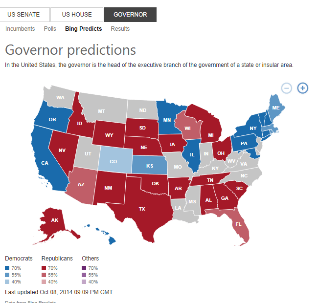 Bing voter map