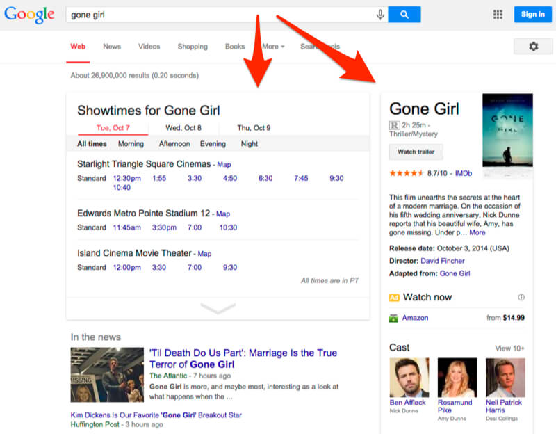 gone girl google