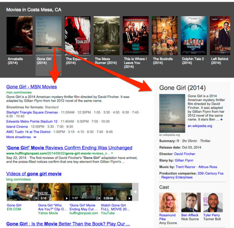 Bing Gone Girl example