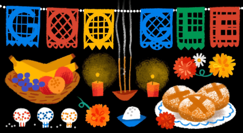 day of the dead google logo