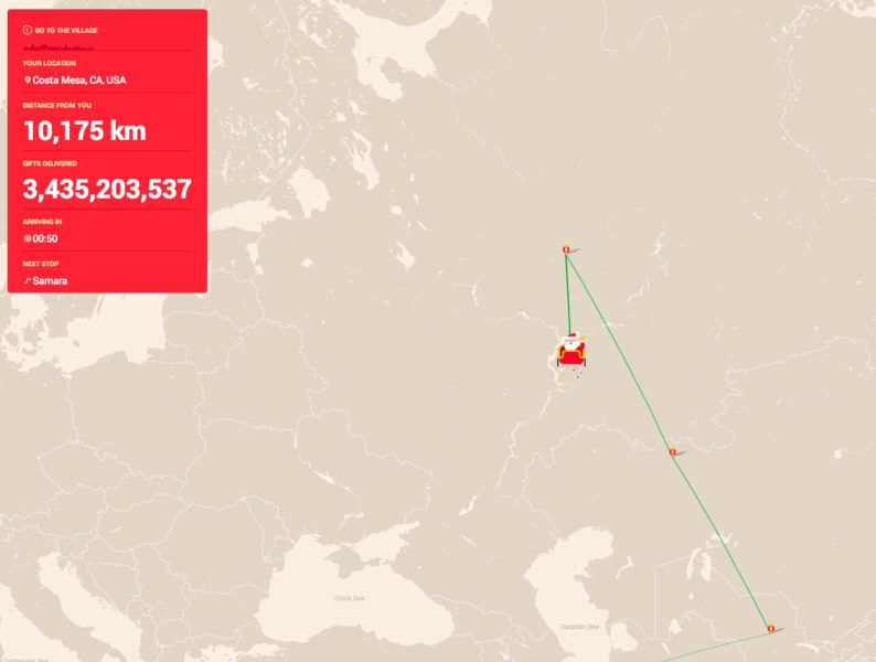 Google Santa Tracker 2014