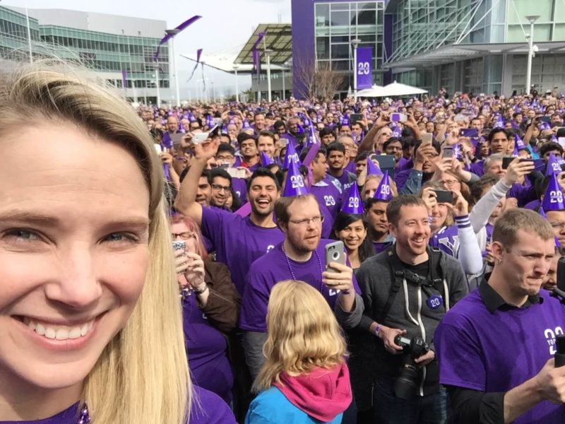 Marissa Mayer Yahoo 20th birthday