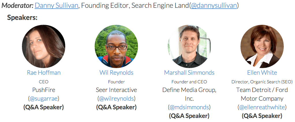 Meet The SEOs: Up Close @SMX West 2015