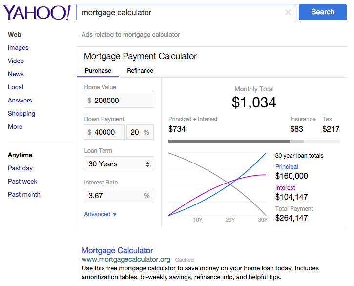 yahoo-mortgage-calculator