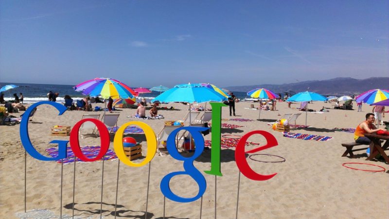 Google At The Beach