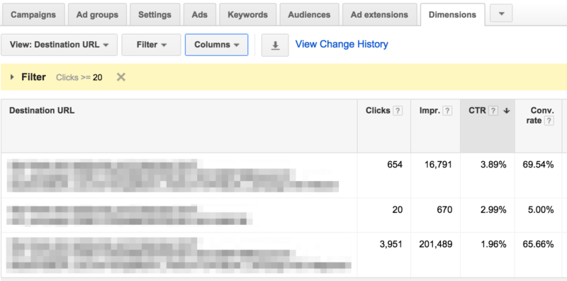 Landing Page Analysis