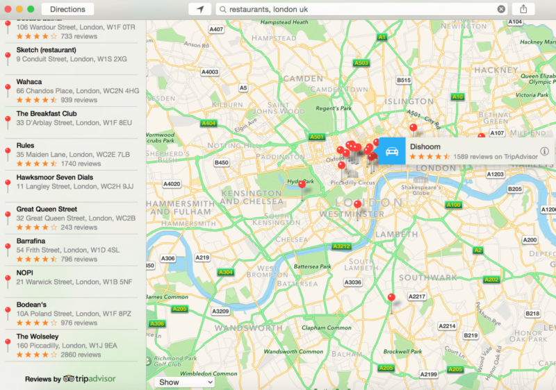 Apple Maps Reviews