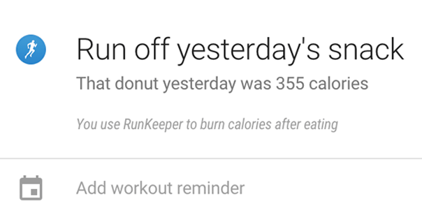 runkeeper google now