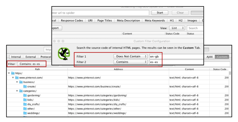 Hreflang Validation with ScreamingFrog