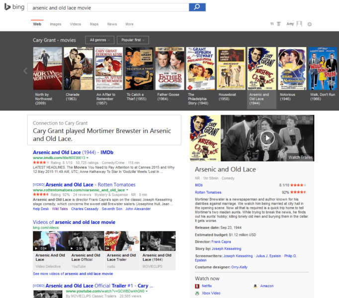 Bing cary grant movie search