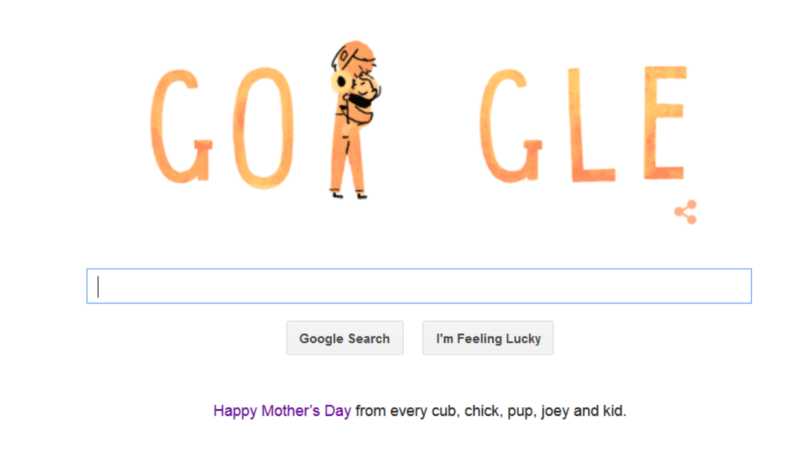 Google Mother's day logo 2015