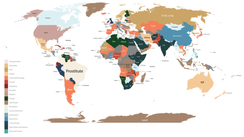 Most Googled Products in Every Country