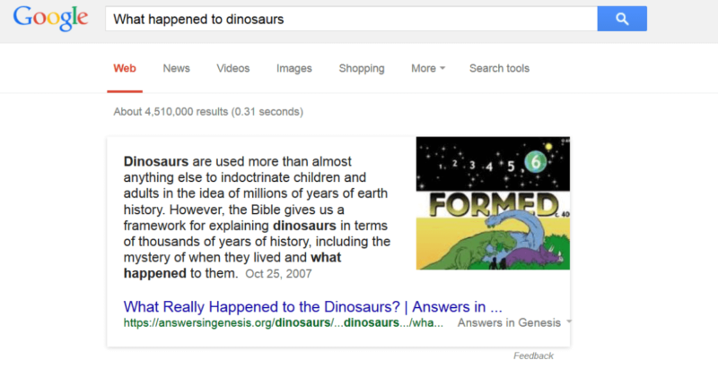 What Happened To Dinosaurs Search