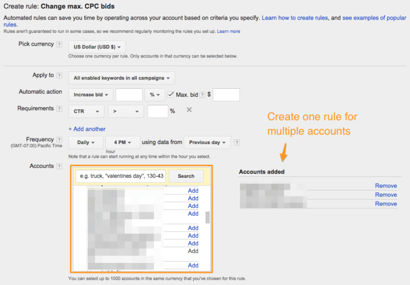 MCC Automated Rules