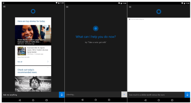 Cortana for Android