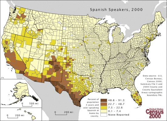 Us census spanish speakers