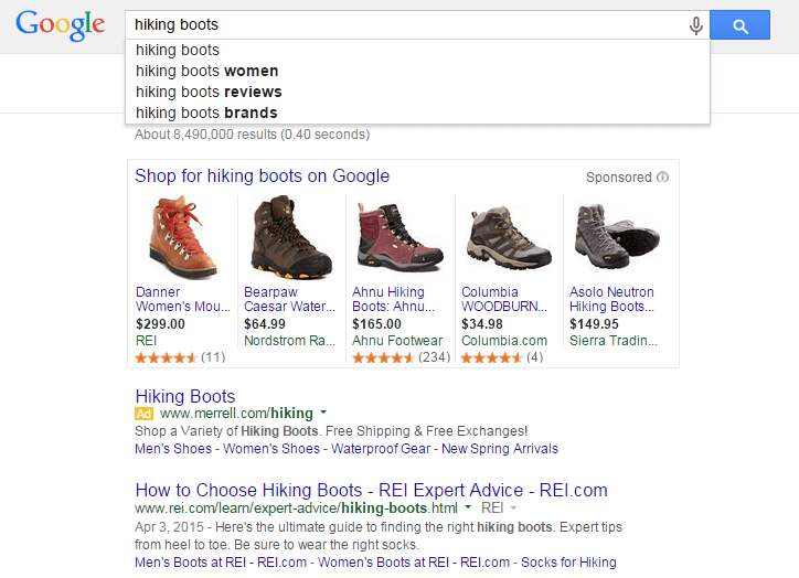 hiking boots