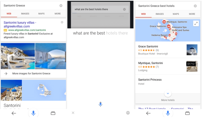 Google iOS conversational search