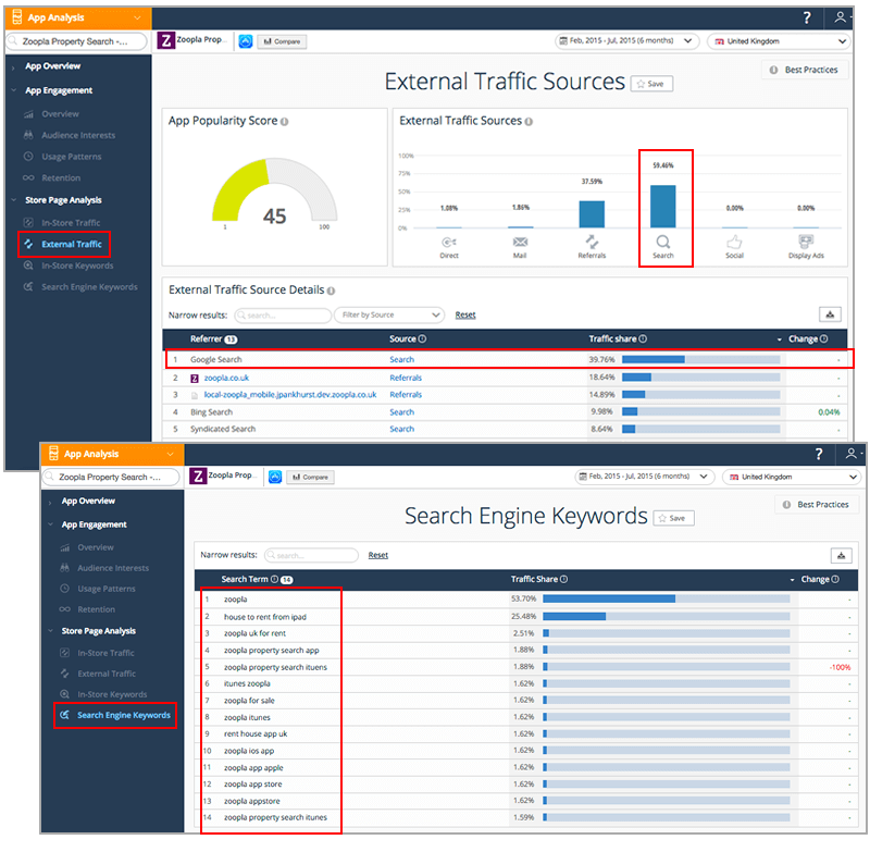 App Search Traffic Opportunity