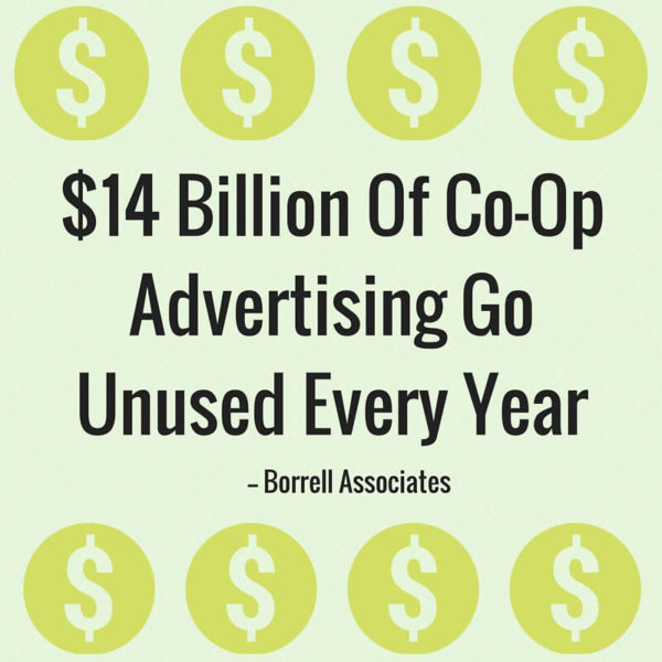 14 Billion In Co OpAdvertising GoesUnused