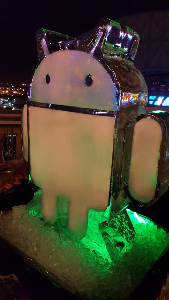 Android Ice Sculpture