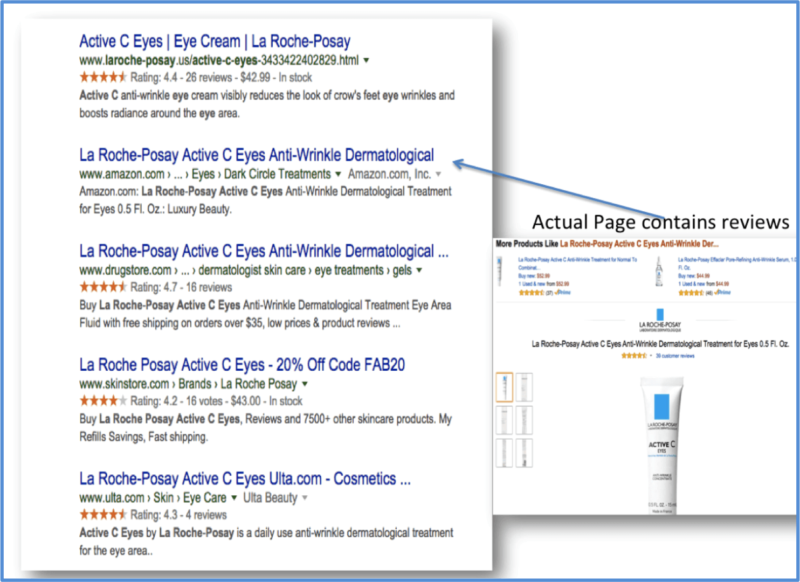 Google Search for "La Roche Posay Vitamin C eyes" - Organic Results