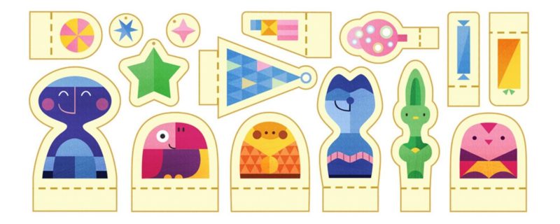 Google holiday doodle day 1