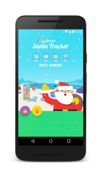 Santa Tracker Android app