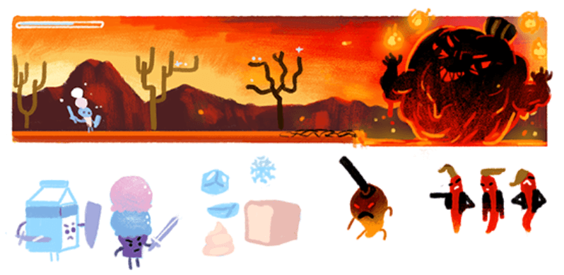 Wilbur Scoville's 151st Birthday (2016), Google Doodle