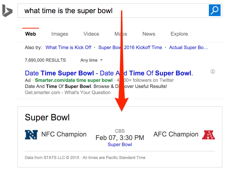 what time is the super bowl