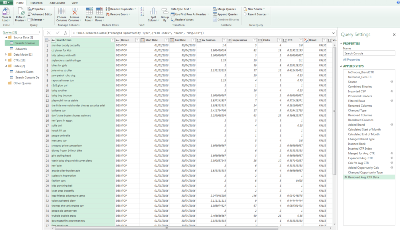 Powerful data parsing becomes everyday using Power Query.