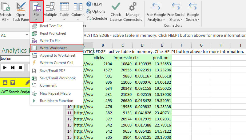 Analytics Edge Write Worksheet