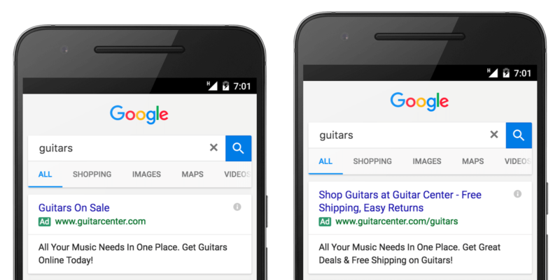 google expanded text ads go live