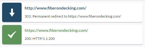 HTTP 301 redirect to HTTPS